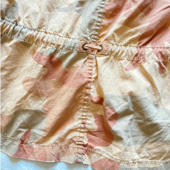 Free People Taupe Camo Lead the Way Tie Waist Canvas Utility Jacket Size XS - Picture 11 of 14